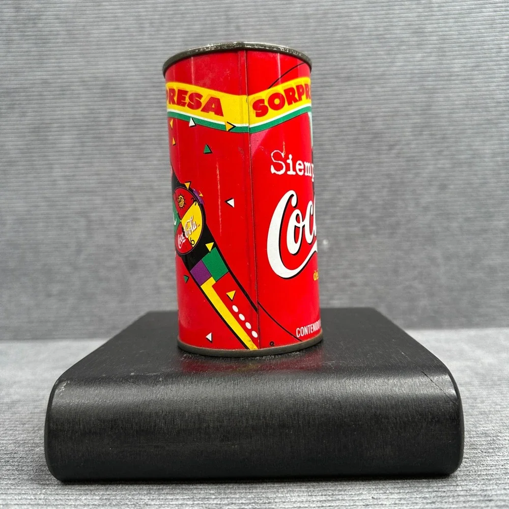 Vintage Coca-Cola Sorpresa‎ Watch Tin Spanish Siempre Coca-Cola Red Collectible